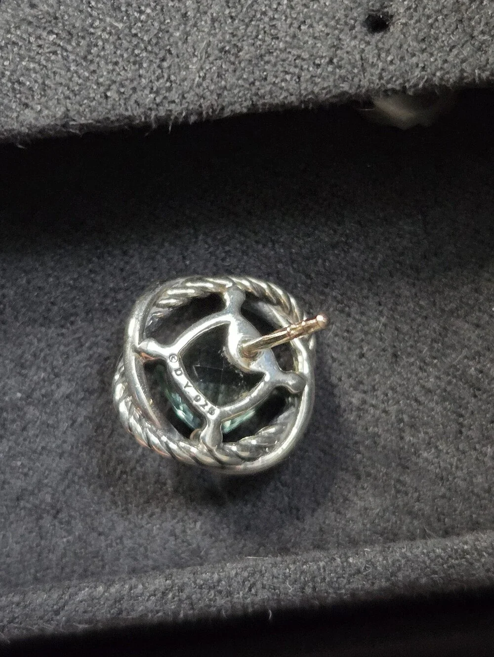 David Yurman Prasiolite Infinity Earrings
